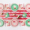 Discount Bonjour Fete Pink & Red Signature Cabana Stripe Table Runner