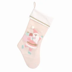 Mon Ami Pink Santa Stocking