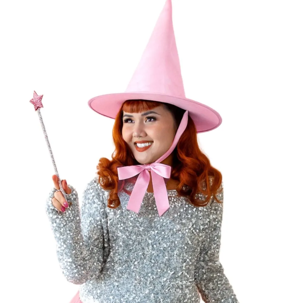 Discount Sunshine Studios Pink Satin Witch Hat