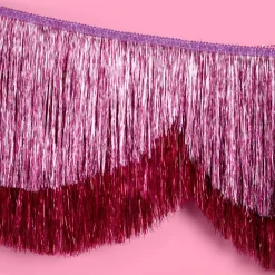 Best xo, Fetti Pink Scalloped Fringe Banner