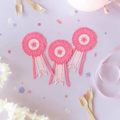 Discount Jollity & Co. + Daydream Society Pink Show Ribbon Shaped Napkins