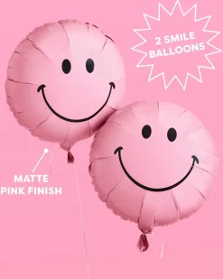 Outlet xo, Fetti Pink Smiley Face Balloons
