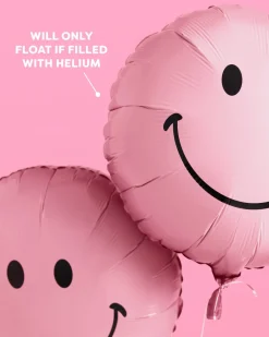 Outlet xo, Fetti Pink Smiley Face Balloons