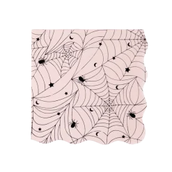 Outlet Bonjour Fete Pink Spider Web Large Napkins