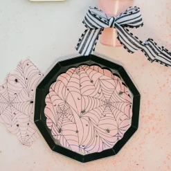 Online Bonjour Fete Pink Spider Web Small Plates