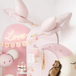Outlet THE BALLOON HUB Pink Stork Baby Shower Balloon
