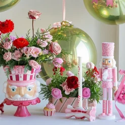 Hot Raz Pink Sugared Nutcracker