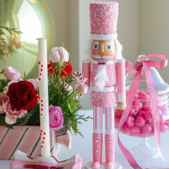 Hot Raz Pink Sugared Nutcracker