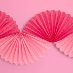 xo, Fetti Pink Tissue Fan Banner