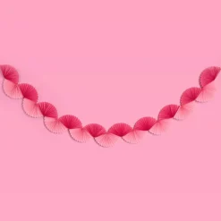 xo, Fetti Pink Tissue Fan Banner