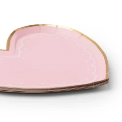 Sale Bonjour Fete Pink Valentine Heart Plates