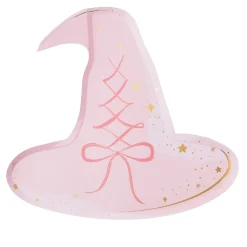 Best Bonjour Fete Pink Witch Hat Large Plates