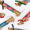 Outlet Meri Meri Plaid Dachshund Christmas Crackers