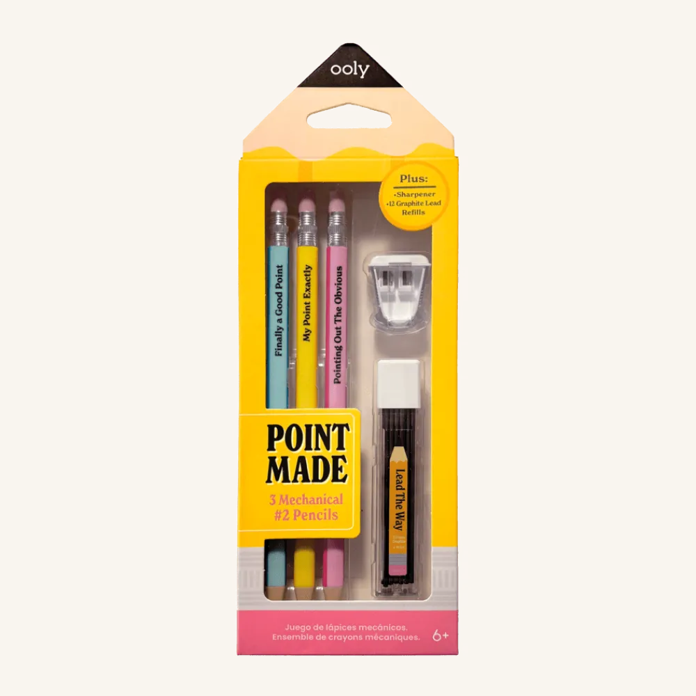 New OOLY Point Made Mechanical Graphite Pencils