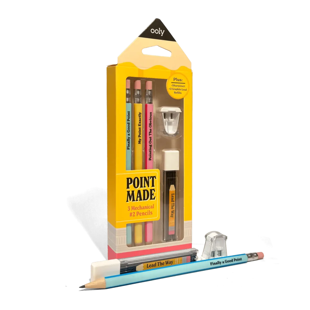 New OOLY Point Made Mechanical Graphite Pencils
