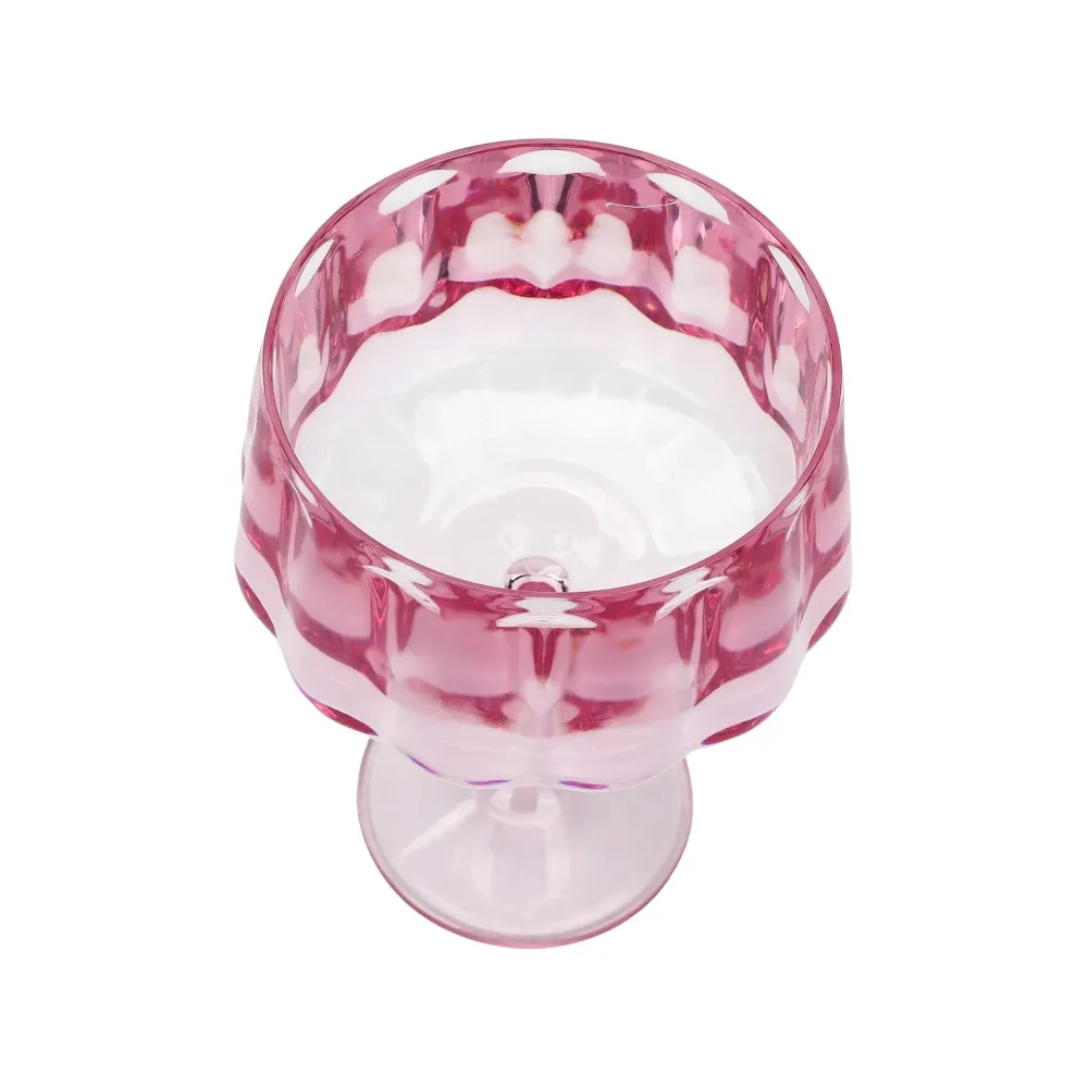 Best Packed Party Pretty in Pink Reusable Coupe Glasses (set of 4)
