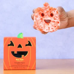 New Spongellé Pumpkin Spice Shower Buffer Sponge