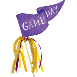 Online Cami Monet Purple Game Day Party Pennant