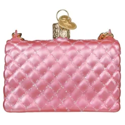 Outlet Old World Christmas Quilted Purse Ornament