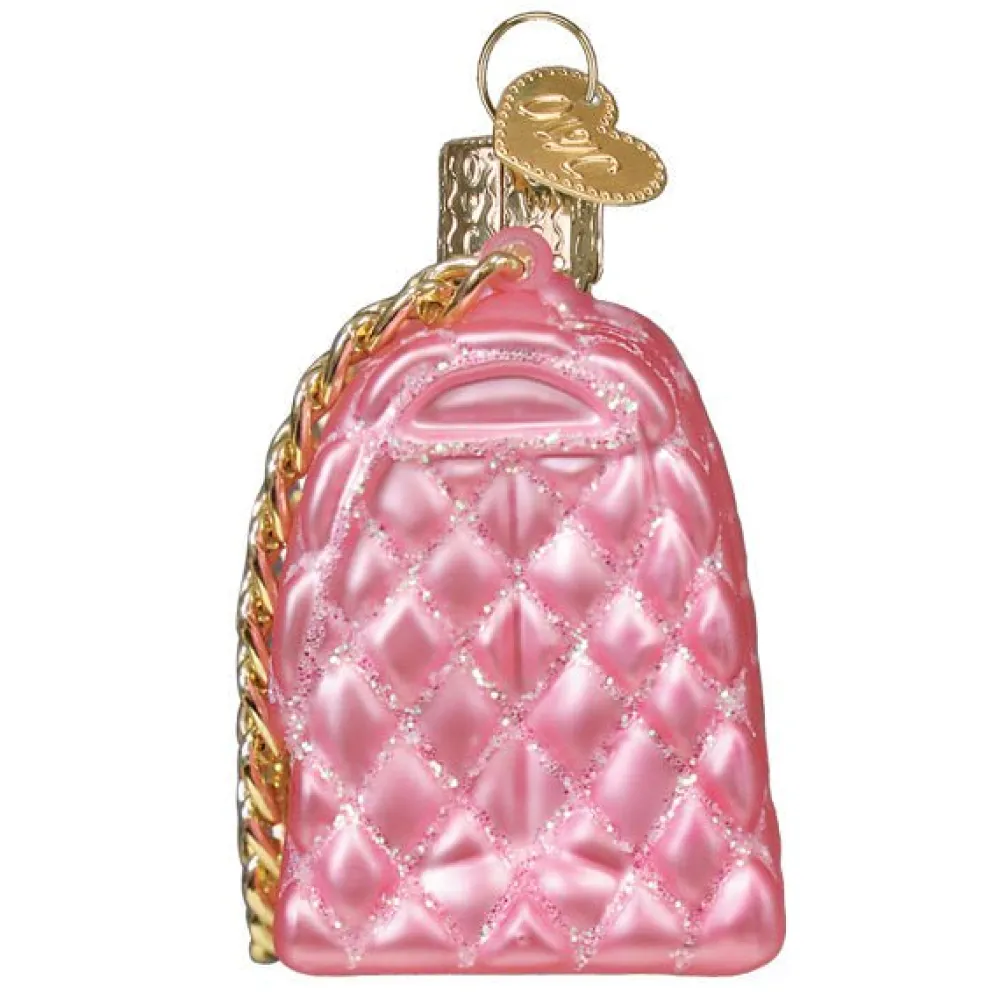 Outlet Old World Christmas Quilted Purse Ornament