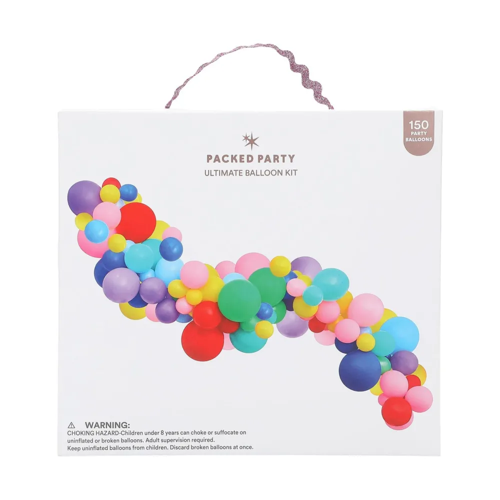 Sale Packed Party Rainbow Balloon Garland Kit (150 ct)