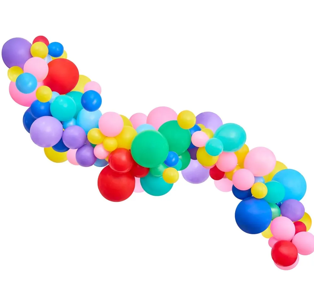 Sale Packed Party Rainbow Balloon Garland Kit (150 ct)