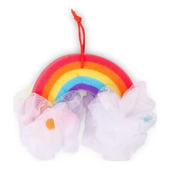 Sale Cait + Co Rainbow Bath Poof & Sponge