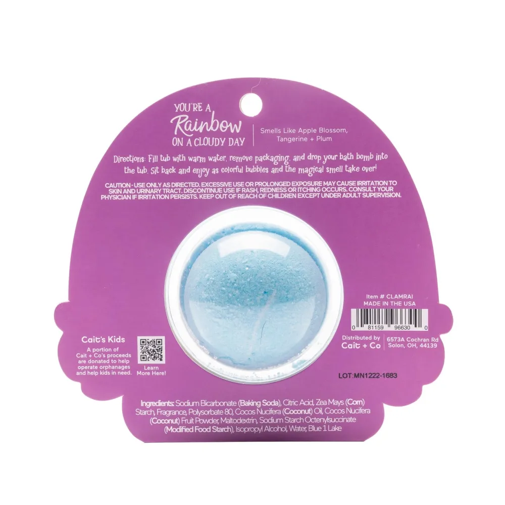 Clearance Cait + Co Rainbow Clamshell Bath Bomb