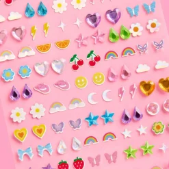 Outlet xo, Fetti Rainbow Stick On Earrings