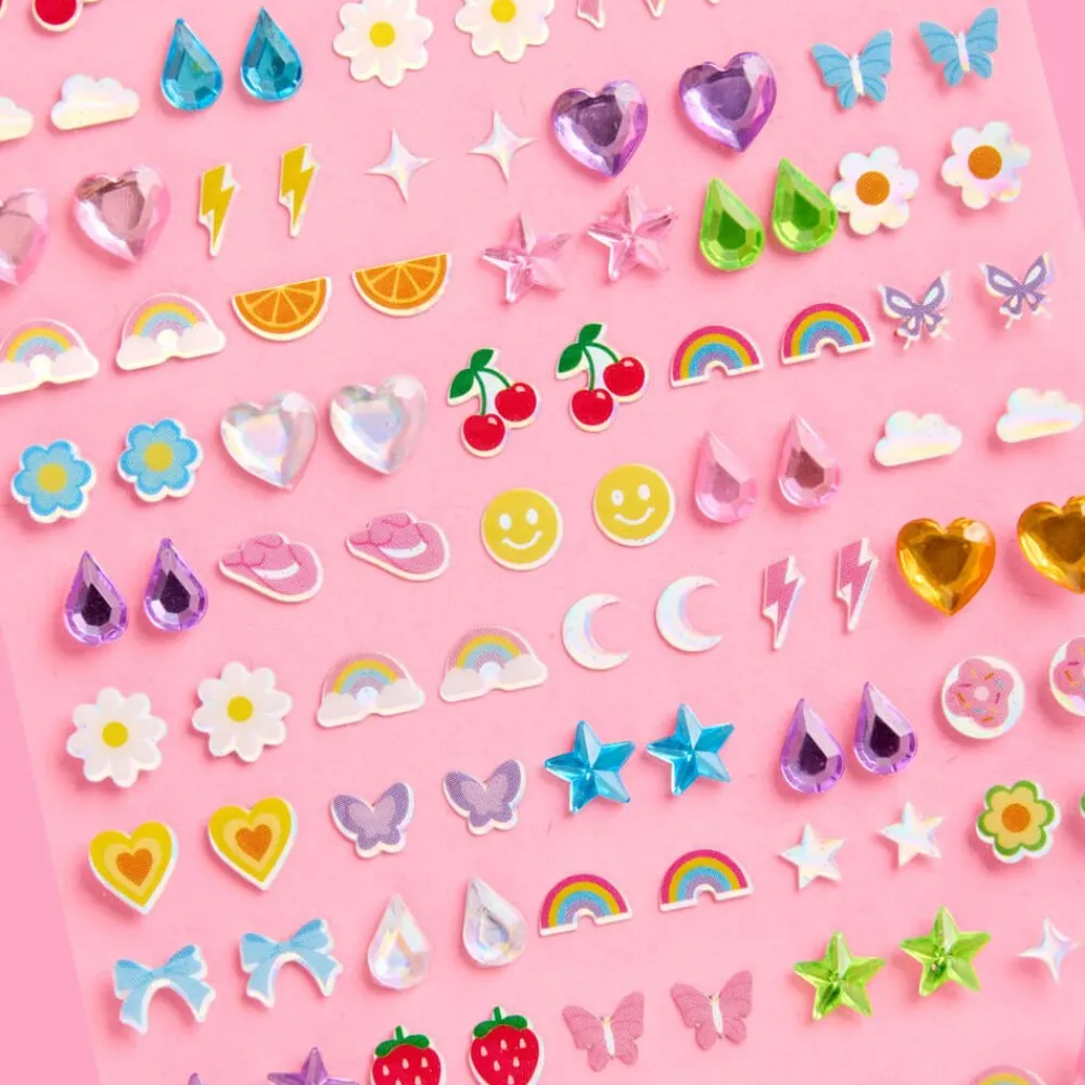 Outlet xo, Fetti Rainbow Stick On Earrings