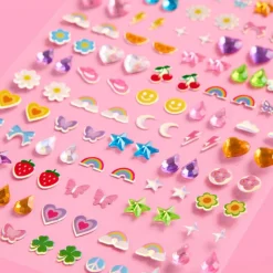 Outlet xo, Fetti Rainbow Stick On Earrings
