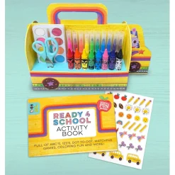 Online Bright Stripes Ready for School Art Set
