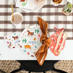 Discount Jollity & Co. + Daydream Society Red Bandana Guest Napkins
