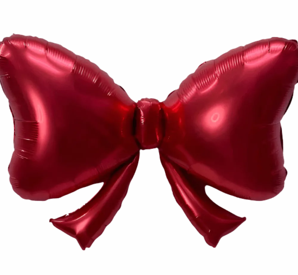 Sale Burst Party Co Red Bow Foil Balloon