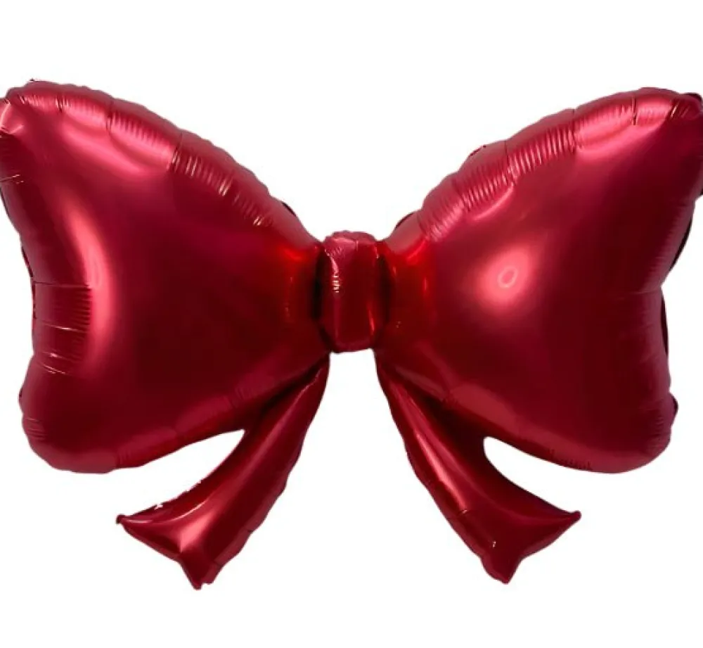 Sale Burst Party Co Red Bow Foil Balloon