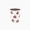 Discount Trudie Red Floral Short Enamelware Tumblers - Set of 4