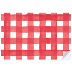 Clearance Cami Monet Red Gingham Paper Placemats