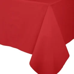 Outlet Caspari Red Paper Linen Like Table Cover