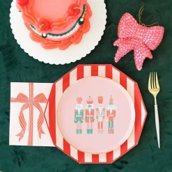 Best Bonjour Fete Red & Pink Present Large Napkins