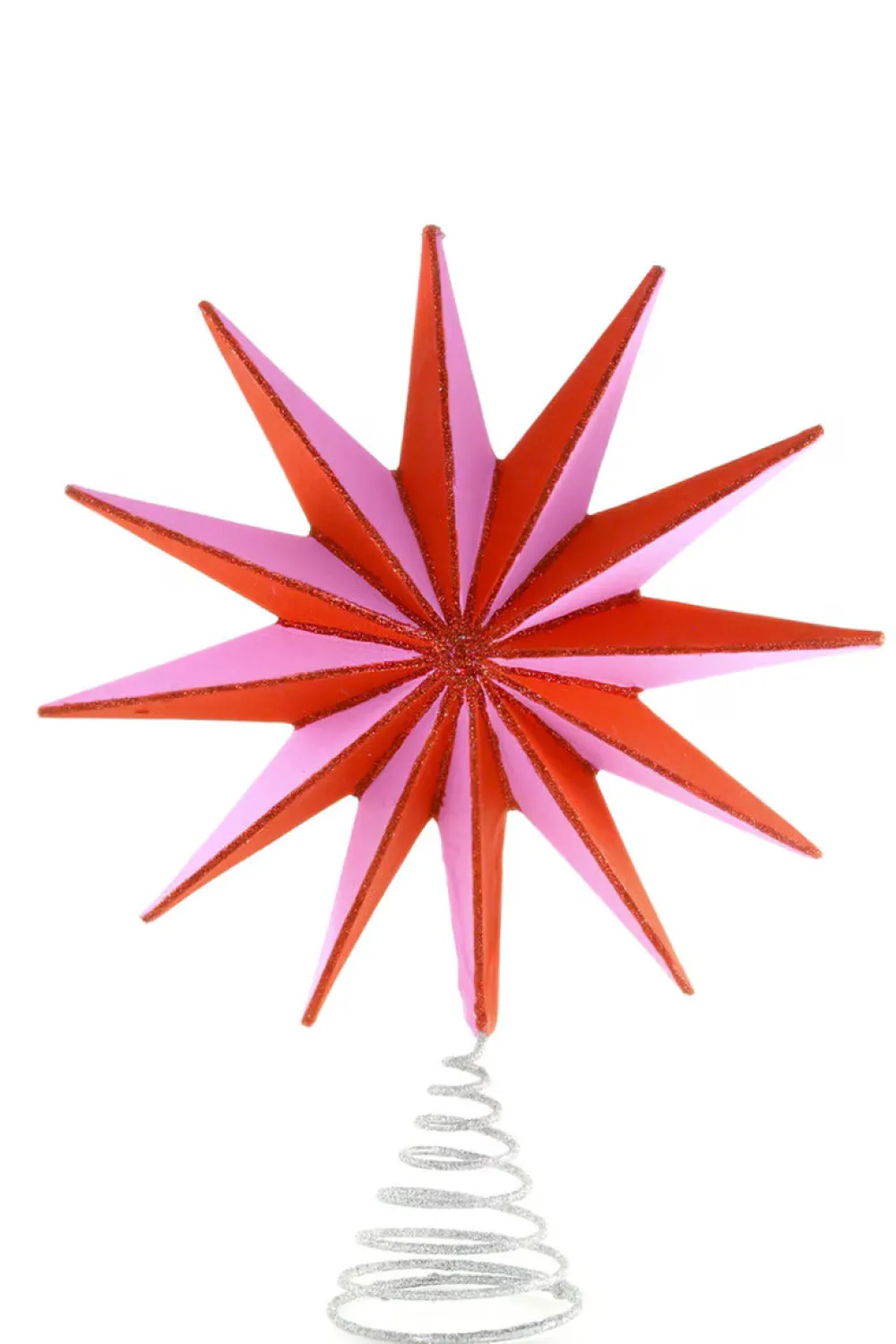 Sale Cody Foster Co. Red Segmented Star Tree Topper by Cody Foster