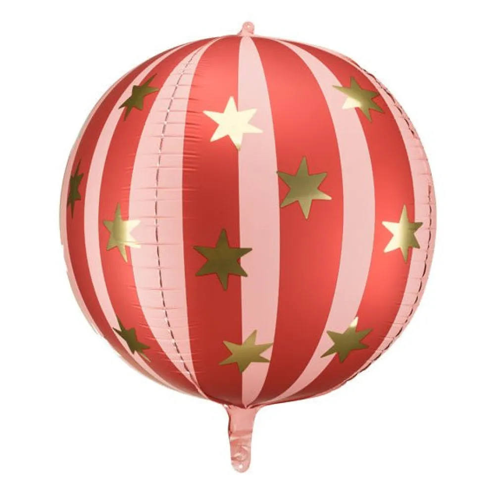 Outlet Partybarco Red Starry Ball Foil Balloon