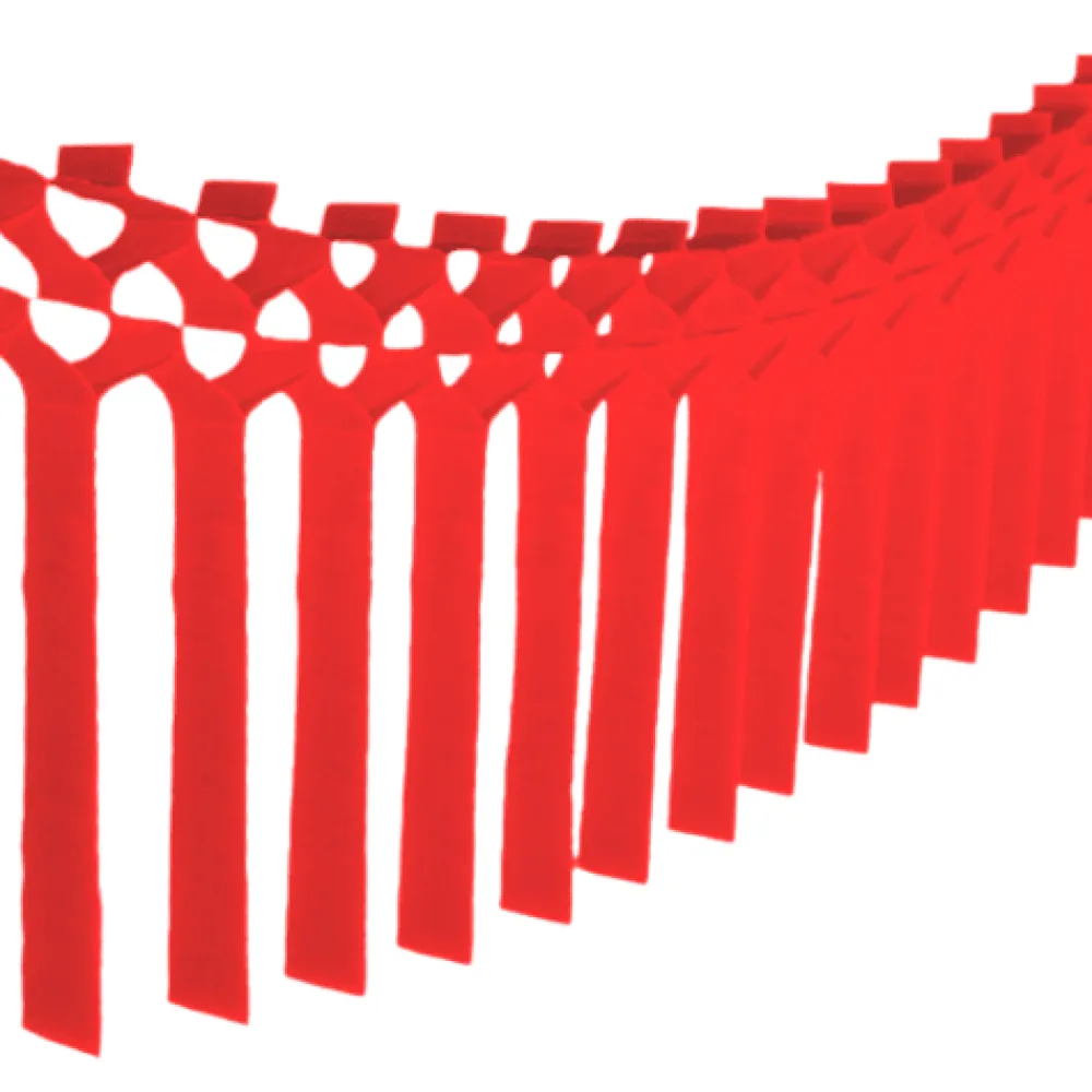 Devra Party Red Streamer Garland