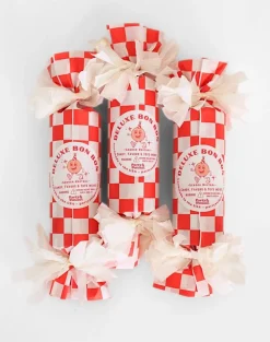 Hot Party & Parlour Red & White Checkered Deluxe Surprise Bon Bon