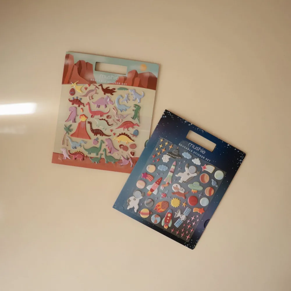 Online Mushie Reusable Sticker Set