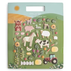 Online Mushie Reusable Sticker Set