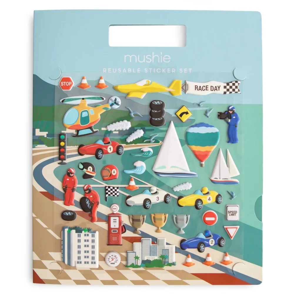 Online Mushie Reusable Sticker Set