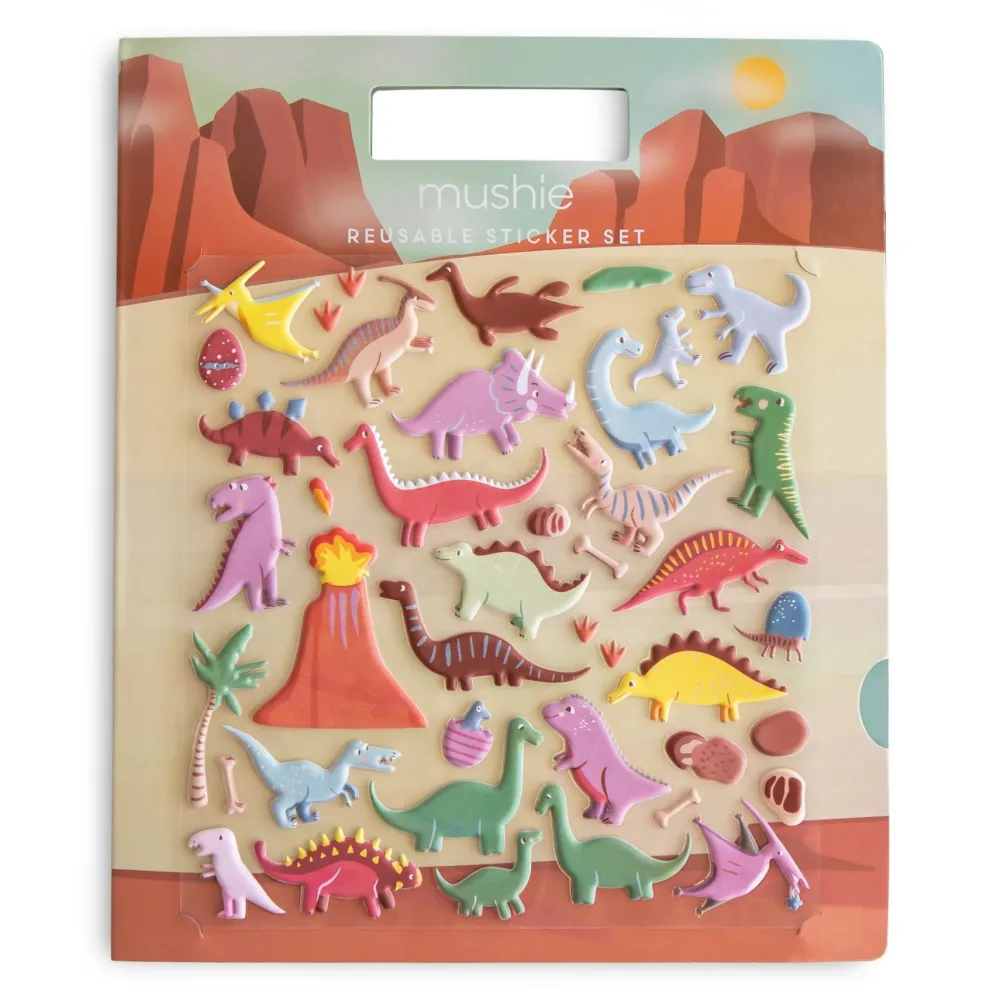 Online Mushie Reusable Sticker Set