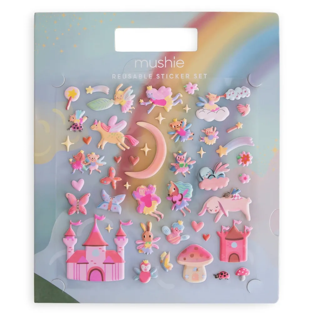 Online Mushie Reusable Sticker Set