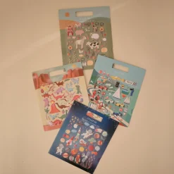 Online Mushie Reusable Sticker Set