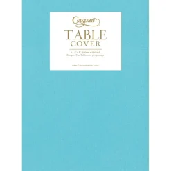 Discount Caspari Robin's Egg Linen Like Table Cover